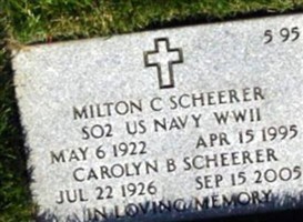 Milton Carl Scheerer Milton Carl Scheerer