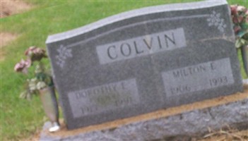 Milton E Colvin Milton E Colvin