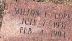 Milton F Loper