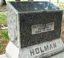 Milton Frederick Holman Milton Frederick Holman