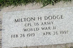 Milton H Dodge