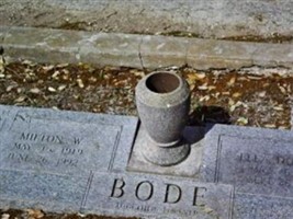 Milton W. Bode Milton W. Bode