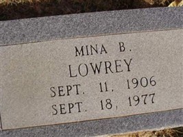 Mina B. Lowrey