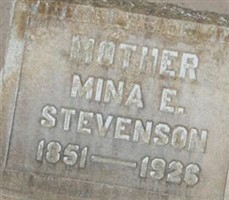 Mina E Carr Stevenson Mina E Carr Stevenson