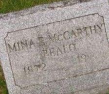 Mina E. McCarthy Pealo