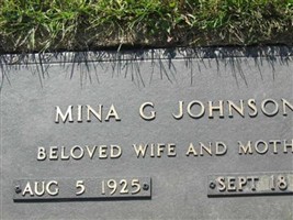 Mina G Johnson Mina G Johnson