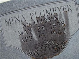 Mina Luersen Plumeyer Mina Luersen Plumeyer