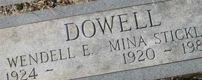 Mina Stickley Dowell