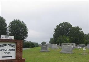 Mineral Springs Baptist Church Cemetery