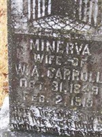 Minerva Claborn Carroll Minerva Claborn Carroll