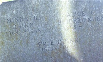 Minna B. Beiderlinden Quinn Minna B. Beiderlinden Quinn