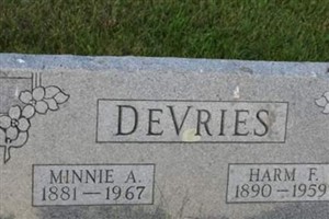 Minnie A. DeVries Minnie A. DeVries