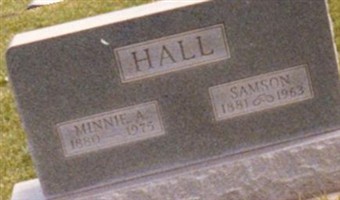 Minnie Adell Lang Hall Minnie Adell Lang Hall