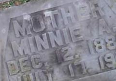 Minnie Alice Lutterell Mitchell Minnie Alice Lutterell Mitchell