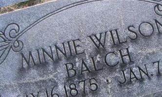Minnie Alice Wilson Balch