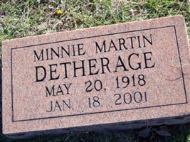 Minnie Detherage Minnie Detherage