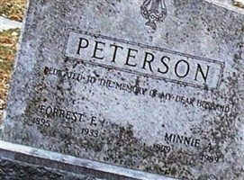 Minnie E Larson Peterson Minnie E Larson Peterson