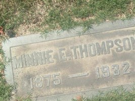 Minnie E. Thompson Minnie E. Thompson
