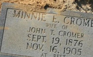 Minnie Elizabeth Dickert Cromer Minnie Elizabeth Dickert Cromer