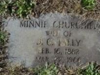 Minnie Frances Churchill Tally Minnie Frances Churchill Tally