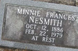 Minnie Frances NeSmith Minnie Frances NeSmith