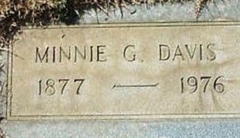 Minnie G Davis Minnie G Davis