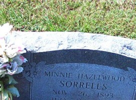 Minnie Hazelwood Sorrells