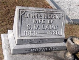 Minnie Hickson Lamb