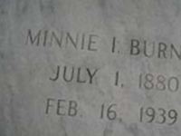 Minnie Ingram Burney Minnie Ingram Burney