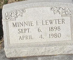 Minnie Irene Lewter
