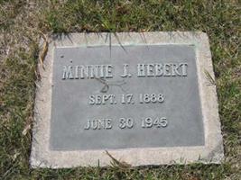 Minnie J. Hebert