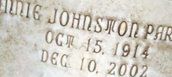 Minnie Johnston Burbage Parnell Minnie Johnston Burbage Parnell