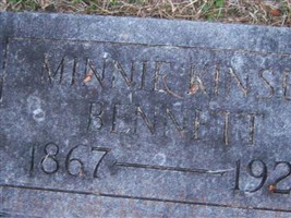 Minnie K. Kinser Bennett Minnie K. Kinser Bennett