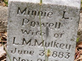 Minnie L Powell Mulkey