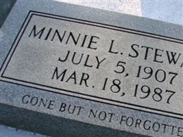 Minnie L. Stewart
