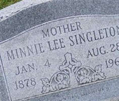 Minnie Lee Singleton Minnie Lee Singleton