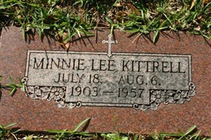 Minnie Lee Summers Kittrell