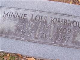 Minnie Lois Kimbrough Kimbrough