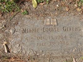 Minnie Louise Givens