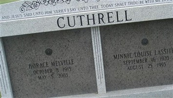 Minnie Louise Lassiter Cuthrell Minnie Louise Lassiter Cuthrell