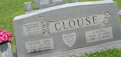 Minnie Mae Clouse Minnie Mae Clouse
