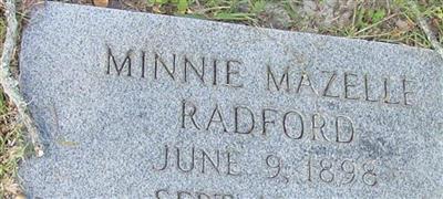 Minnie Mazelle Manning Radford