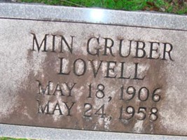 Minnie "Min" Gruber Lovell Minnie "Min" Gruber Lovell