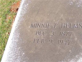 Minnie P. Helms Minnie P. Helms