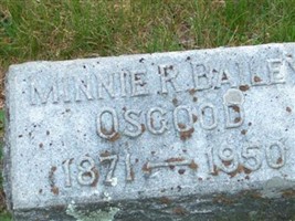 Minnie Rowena Bailey Osgood Minnie Rowena Bailey Osgood