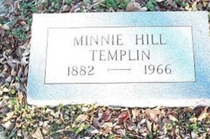 Minnie Savannah Hill Templin Minnie Savannah Hill Templin