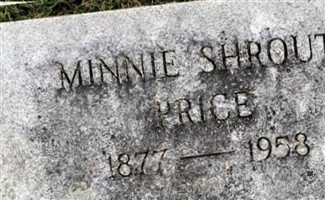 Minnie Shrout Price Minnie Shrout Price
