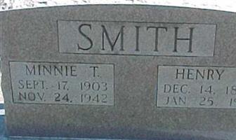 Minnie T Smith