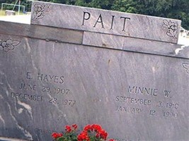 Minnie W. Pait