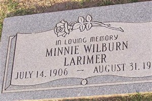 Minnie Wilburn Larimer